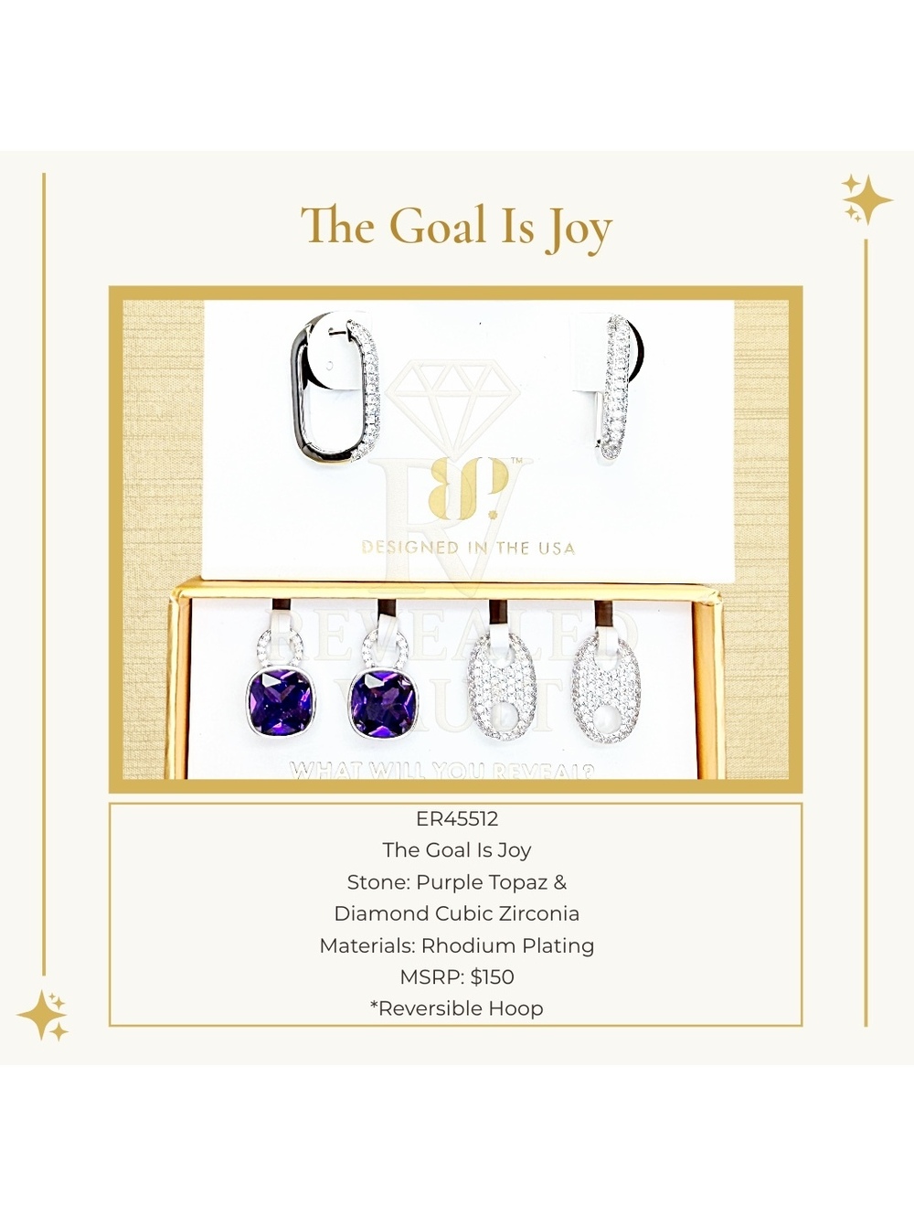 The Goal Is Joy - Charming Hoops